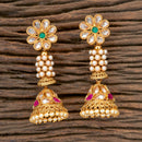 Antique Jhumkis With Gold Plating
