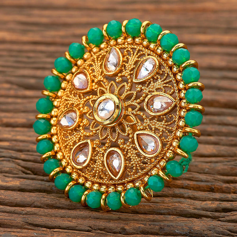 Antique Classic Ring With Gold Plating
