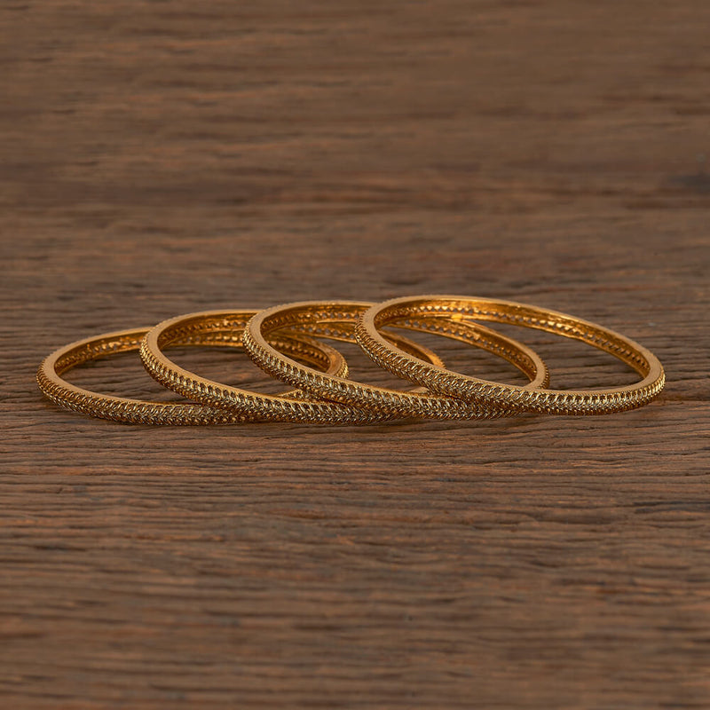 Antique Plain Bangles With Gold Plating