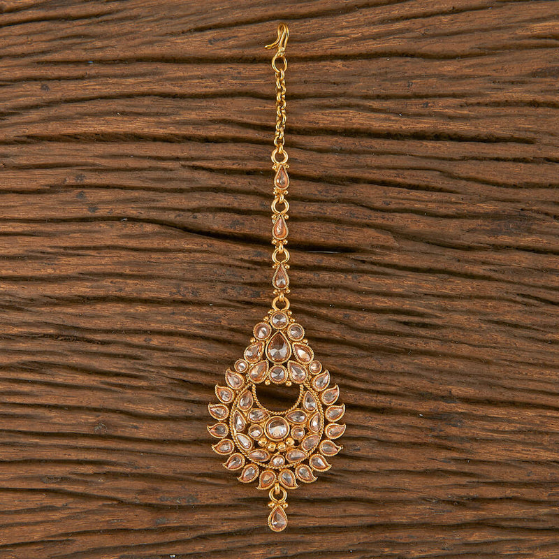 Antique Chand Tikka With Gold Plating