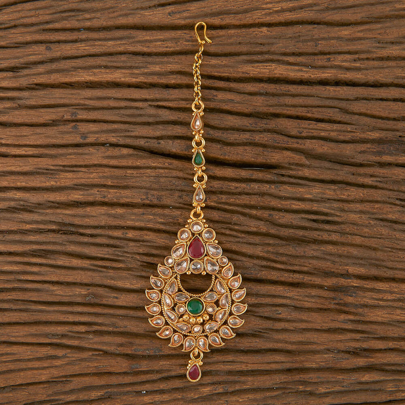 Antique Chand Tikka With Gold Plating