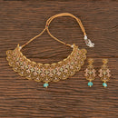 Antique Mukut Necklace With Gold Plating