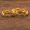 Cz Classic Bangles With Matte Gold Plating