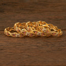 Cz Classic Bangles With Gold Plating