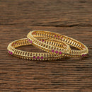 CZ Classic Bangles With Gold Plating