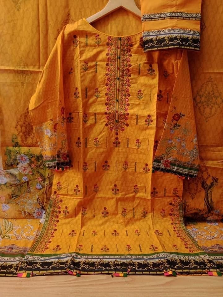 Bin Saeed Lawn Collection-D-18