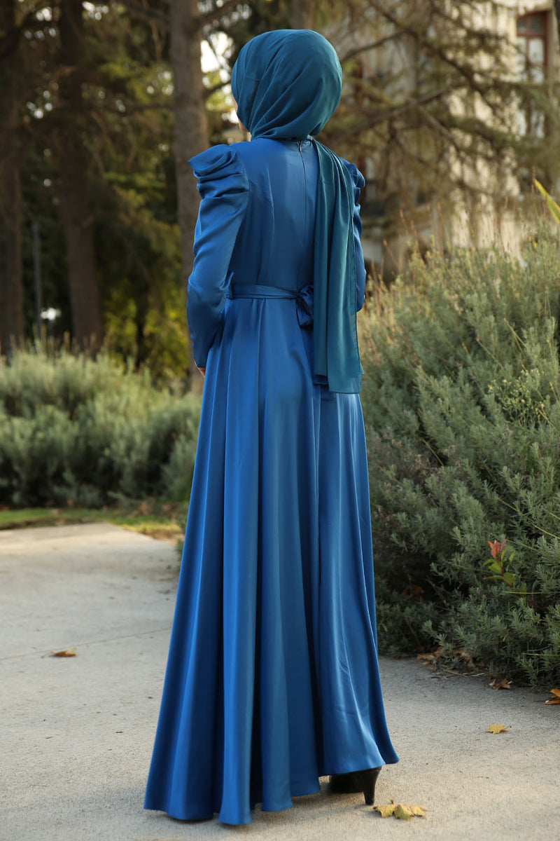 PETROLEUM BLUE DRESS