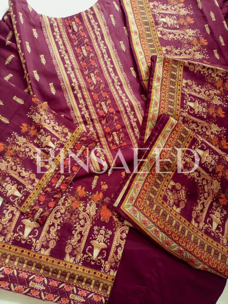 Bin Saeed Lawn Collection-D-22