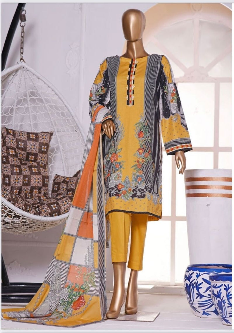 Bin Saeed Lawn Collection-D-16