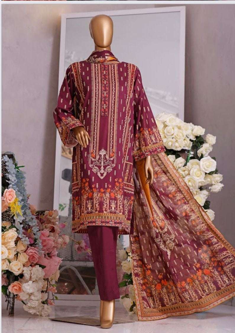 Bin Saeed Lawn Collection-D-22