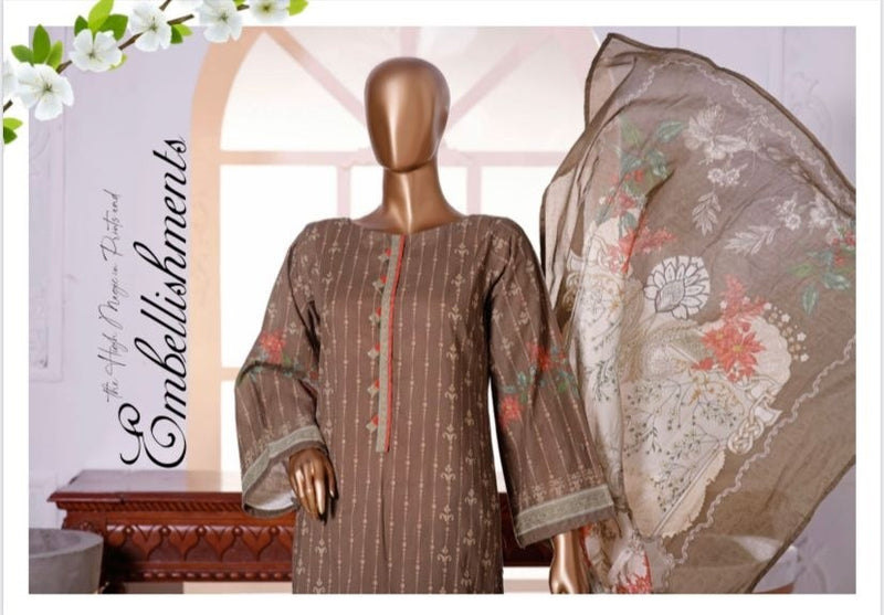 Bin Saeed Lawn Collection-D-55